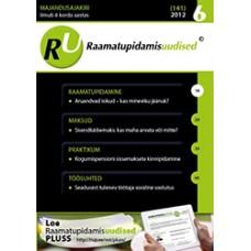 RaamatupidamisUudised nr 6 (141) 2012